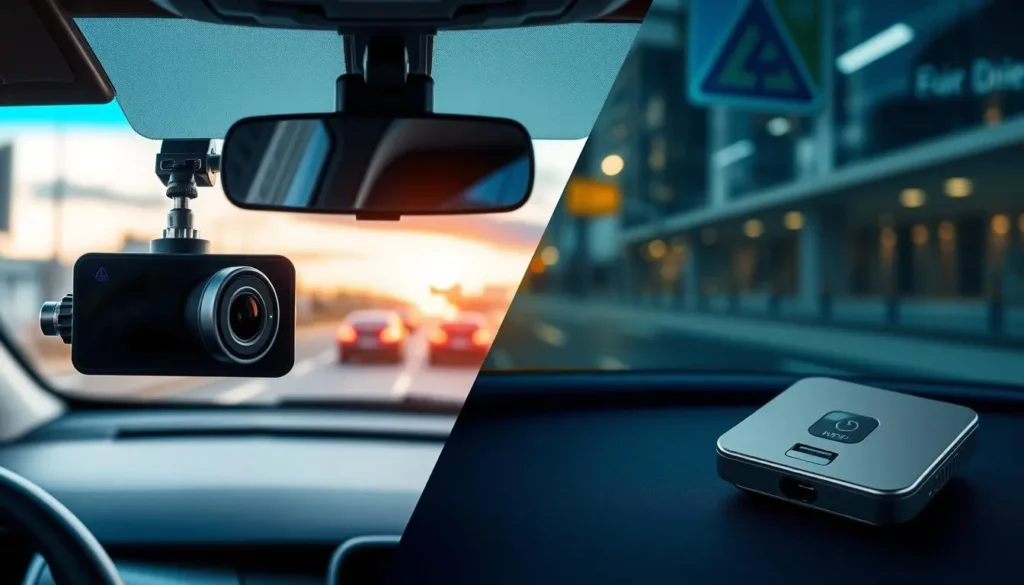 dash cam vs car tracker