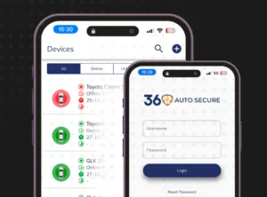 Auto Secure Car tracker interface