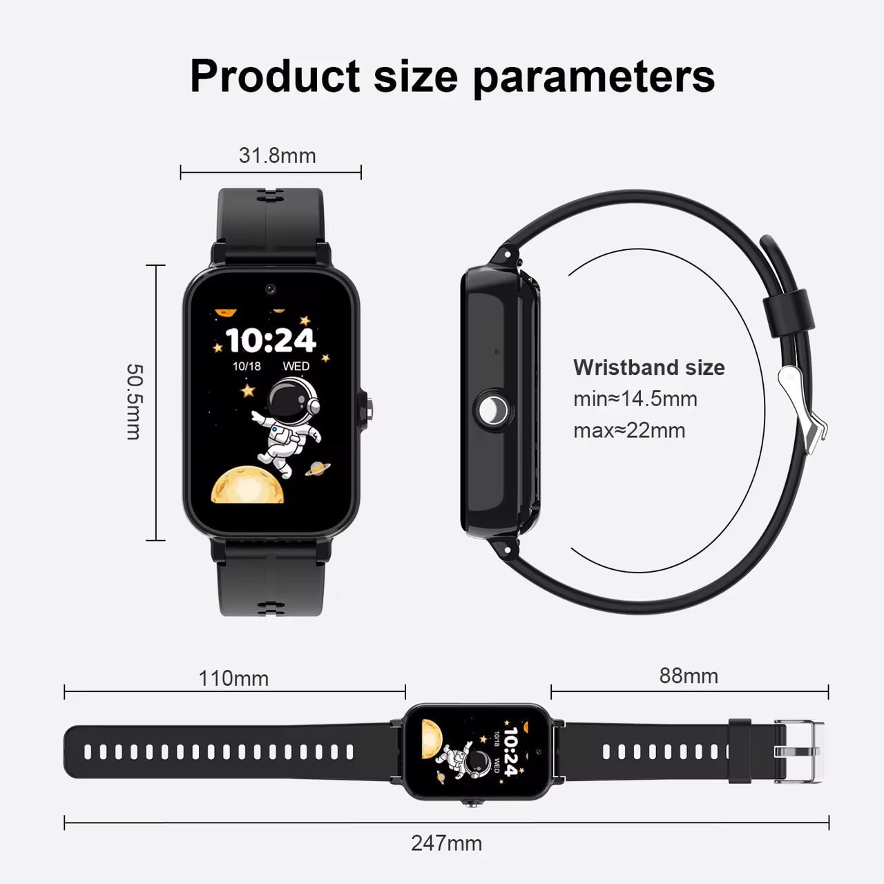 Kids GPS Smart Watch Tracker - Image 4