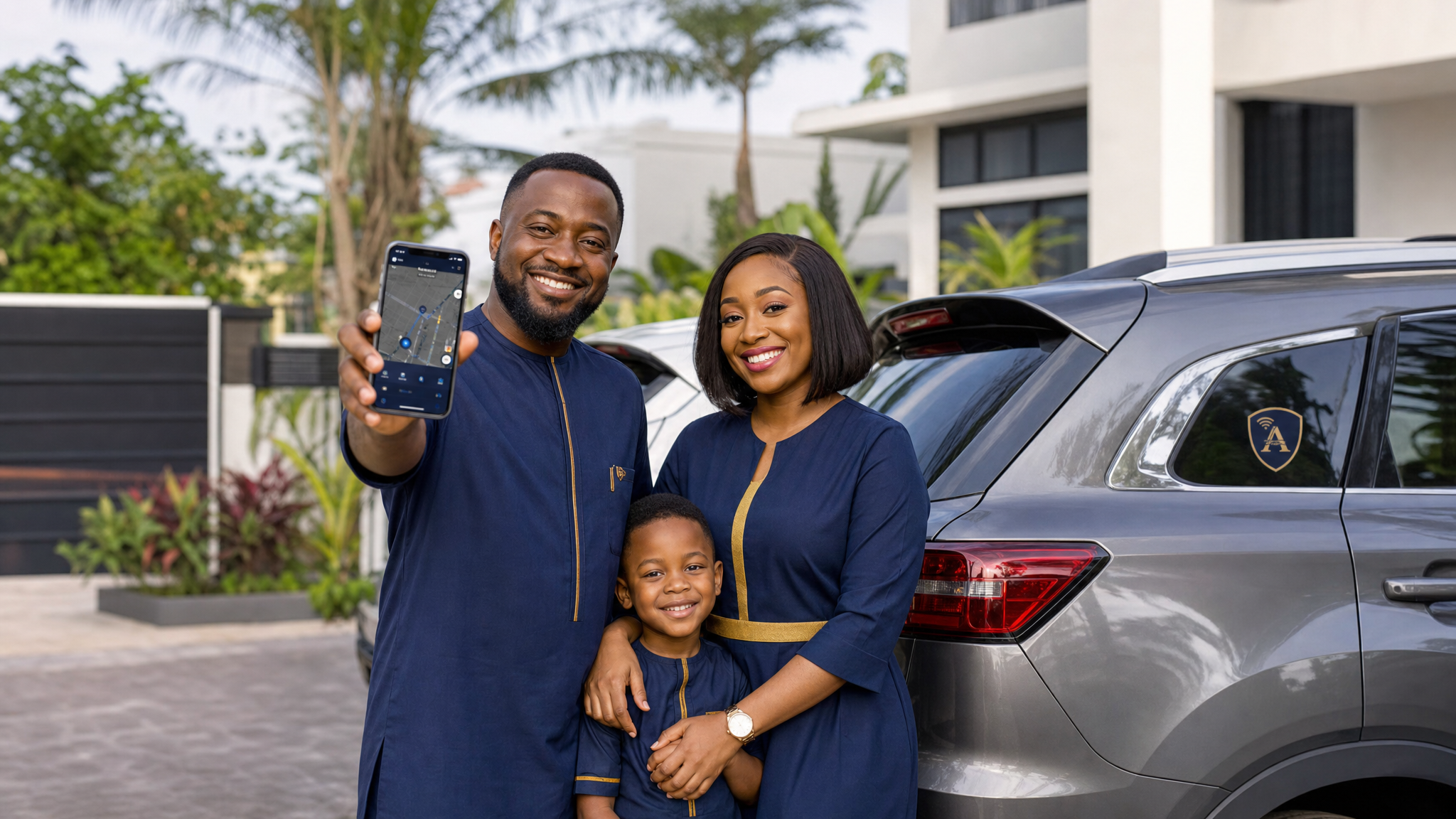 AutoSecure realistic car tracker protection visual