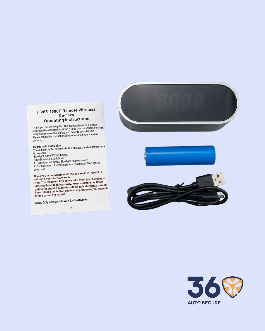 Alarm Clock Surveillance Camera - Image 3